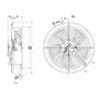 Осевой вентилятор ebmpapst W3G300CT7289