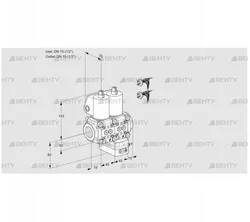 VCG1E15R/15R05NGEWL5/PPPP/PPPP (88104030) Клапан с регулятором соотношения Kromschroder