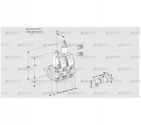 VCS1E15R/15R05NLWR3/2--4/PPPP (88103603) Сдвоенный газовый клапан Kromschroder