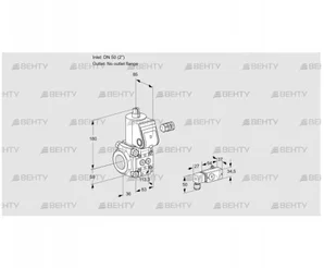 VAS350/-R/NW (88011606) Газовый клапан Kromschroder