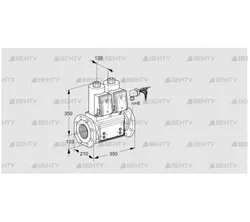 VCS8100F05NNKRB/PPPP/PPPP (88204642) Сдвоенный газовый клапан Kromschroder