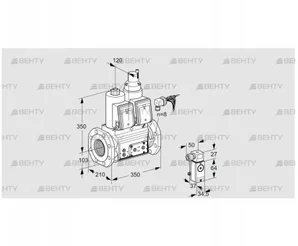 VCS8100F05NLQRE/3-3P/PPEP (88203438) Сдвоенный газовый клапан Kromschroder