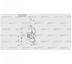 VAD1-/20R/NW-50A (88030434) Газовый клапан с регулятором давления Kromschroder