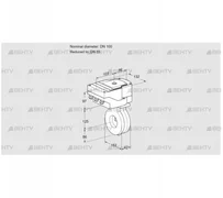 IBA100/65Z05/20-15W3T (88301123) Дроссельная заслонка Kromschroder