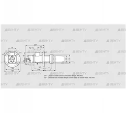 BIC 50HG-400/435-(38)D (84030152) Газовая горелка Kromschroder