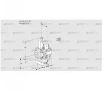 VAD2E40R/25R05D-25VWR/PP/PP (88102163) Газовый клапан с регулятором давления Kromschroder