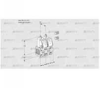 VCS1E15R/10R05FNNWR3/PPPP/PPPP (88106472) Сдвоенный газовый клапан Kromschroder