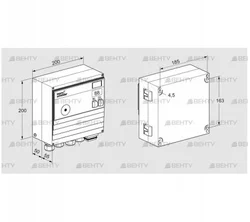 BCU465-5/1LR3GBACB1/1 (88610252) Блок управления горением Kromschroder