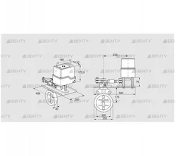 IDR200Z03D650GAW/50-60W30TR10 (88302721) Дроссельная заслонка Kromschroder