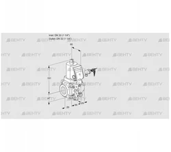 VAS232R/NKGR (88005178) Газовый клапан Kromschroder