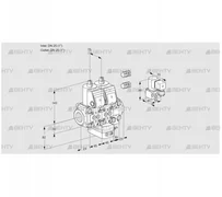 VCV1E25R/25R05NVKVWR3/PPPP/PPBY (88104785) Клапан с регулятором соотношения Kromschroder