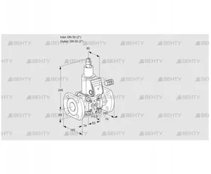 VAS350F/LQ (88004439) Газовый клапан Kromschroder