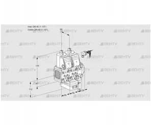 VCD2E40R/40R05FND-50VWR/MMMM/PPPP (88105871) Регулятор давления Kromschroder