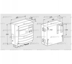 BCU480W3P6C1D0000K1E1-/LM400WF3O0E1- (88680112) Блок управления горением Kromschroder