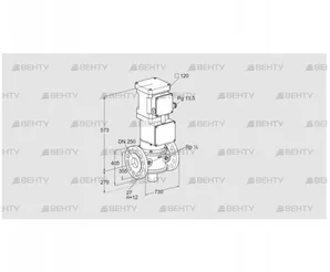 VK 250F05W6HA93S (85311159) Газовый клапан с приводом Kromschroder