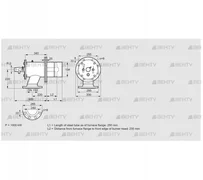 ZIO 200RM-250/235-(22)D (84277132) Газовая горелка Kromschroder