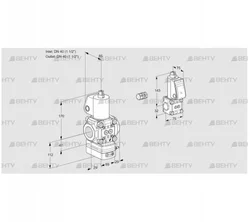 VAD2E40R/40R05D-50WL/BS/PP (88103854) Газовый клапан с регулятором давления Kromschroder