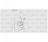 VAD115R/NW-100B (88001058) Газовый клапан с регулятором давления Kromschroder