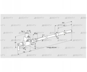 ZMIC 28D400R (84199316) Пилотная горелка Kromschroder