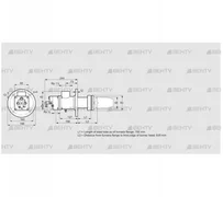 BIC 65HB-700/835-(34A)E (84199153) Газовая горелка Kromschroder