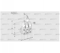 VCS1E25R/25R05NLWGR/PPPP/PPPP (88105291) Сдвоенный газовый клапан Kromschroder