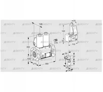 VCS8100F05NNWL3E/P3B-/3-PP (88206580) Сдвоенный газовый клапан Kromschroder