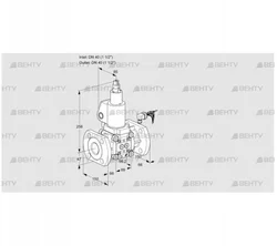 VAS240F/LWGL (88032453) Газовый клапан Kromschroder