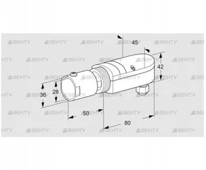 UVS 10D4G1 (84315204) УФ датчик пламени Kromschroder