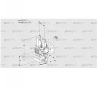 VAD2E25R/40F05FD-50VWR/PP/PP (88102218) Газовый клапан с регулятором давления Kromschroder