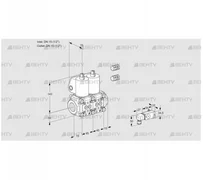 VCS1E15R/15R05NNWL3/4-PP/3-PP (88101047) Сдвоенный газовый клапан Kromschroder