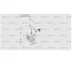 VAS2-/40R/NWSR (88017424) Газовый клапан Kromschroder