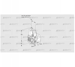 VAS3-/50F/NK (88032620) Газовый клапан Kromschroder