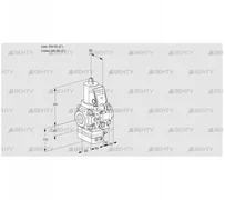 VAH2T50N/50N05HAVQSR/PP/PP (88100636) Клапан с регулятором расхода Kromschroder