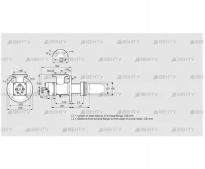 BIC 125RM-200/235-(14)E (84034036) Газовая горелка Kromschroder