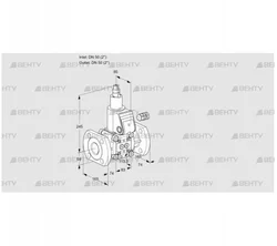 VAS350F/LW (88028202) Газовый клапан Kromschroder