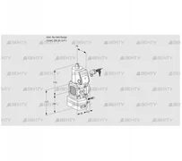 VAG1-/20R/NWAE (88010206) Газовый клапан с регулятором соотношения Kromschroder