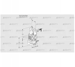 VAG1-/20R/NWAE (88010206) Газовый клапан с регулятором соотношения Kromschroder