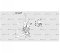 VAD1-/20R/NQ-25A (88020568) Газовый клапан с регулятором давления Kromschroder