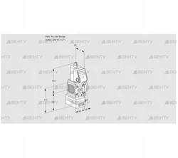 VAG1T-/15N/NQBA (88004391) Газовый клапан с регулятором соотношения Kromschroder