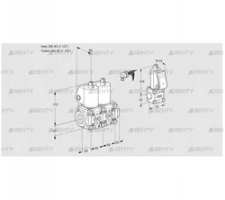 VCS2E40R/40R05NNWL/PPZS/PPPP (88102926) Сдвоенный газовый клапан Kromschroder