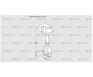 BVHR40W01A (88302700) Дроссельная заслонка Kromschroder