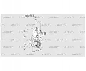 VAS365/-R/NWSR (88007419) Газовый клапан Kromschroder