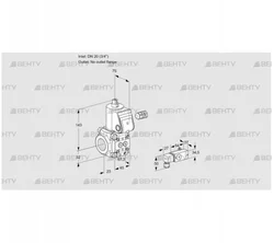 VAS120/-R/NQ (88032701) Газовый клапан Kromschroder