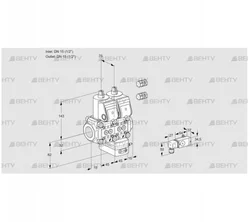 VCG1E15R/15R05NGEWR3/-3PP/PPPP (88105628) Клапан с регулятором соотношения Kromschroder