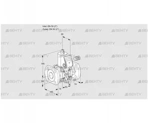 VAS350F/NW (88005592) Газовый клапан Kromschroder