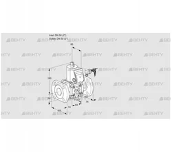 VAS350F/NW (88005614) Газовый клапан Kromschroder