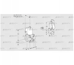 VAS1E15R/15R05NQL/ZS/PP (88100142) Газовый клапан Kromschroder