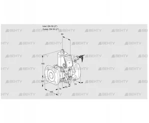 VAS350F/NQ (88007067) Газовый клапан Kromschroder