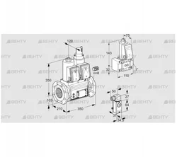 VCS8100F05NLWR3E/PPZ-/P2PP (88206567) Сдвоенный газовый клапан Kromschroder