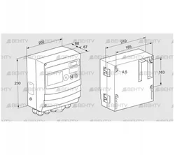 BCU465W2P2C0D0000K1E1-/LM400WF3O0E1- (88680232) Блок управления горением Kromschroder